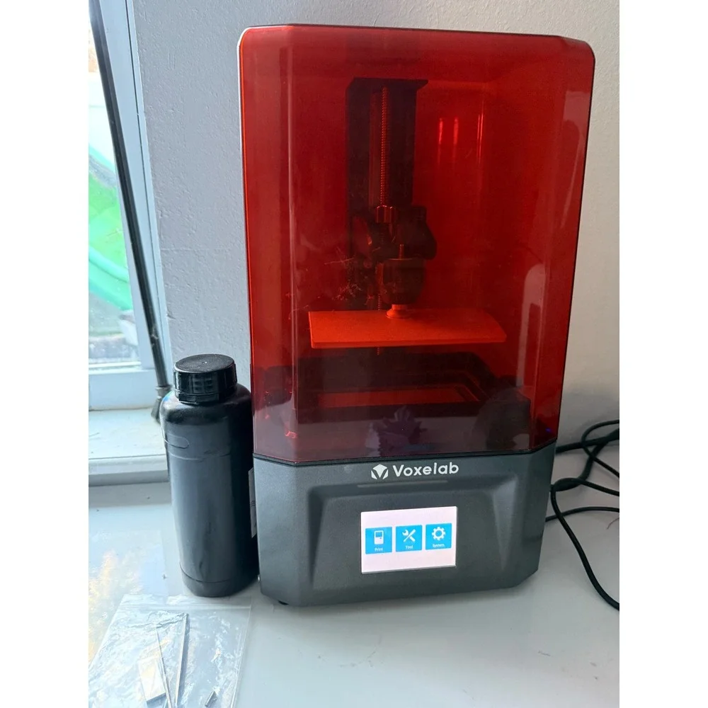 Voxelab‎ 3D Printer Grey Resin Photopolymer for DIY Projects and Hobbyists